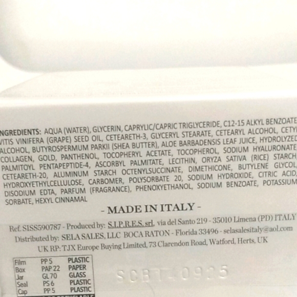 DELFANTI MILANO COLLAGEN 24K ANTI-AGING NIGHT CREAM SIZE 1.7oz. NWT - Picture 4 of 5